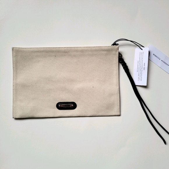 Rebecca Minkoff Grl Power Canvas Clutch - Picture 4 of 7